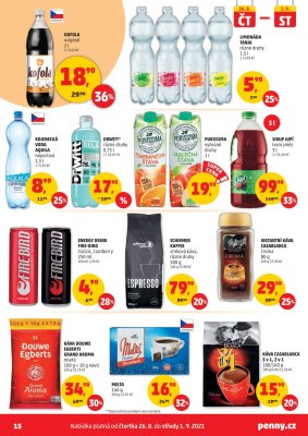 akční leták Penny Market 26.8.2021-1.9.2021
