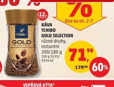 KÁVA TCHIBO GOLD SELECTION