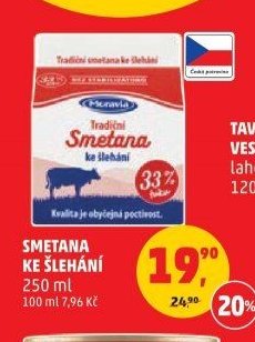 SMETANA KE ŠLEHÁNÍ