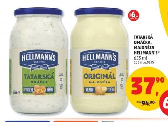 Hellmann's Tatarská omáčka / Majonéza