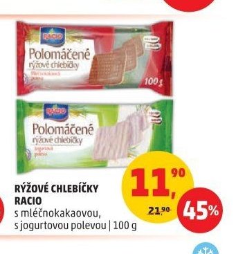 RÝŽOVÉ CHLEBÍČKY RACIO