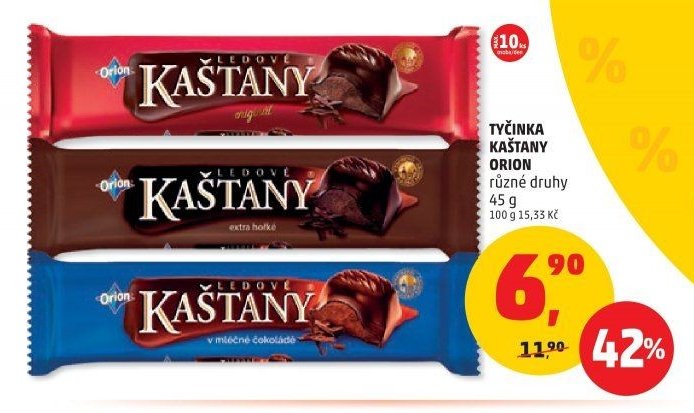 Tyčinka Kaštany Orion