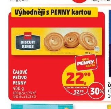 Čajové pečivo Penny