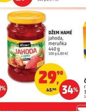 Džem Hamé jahoda, meruňka