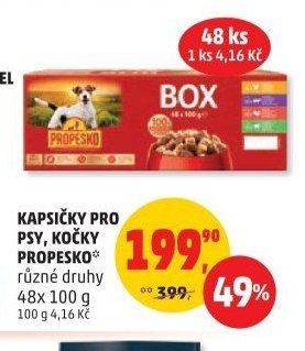 Kapsičky pro psy, kočky Propesko