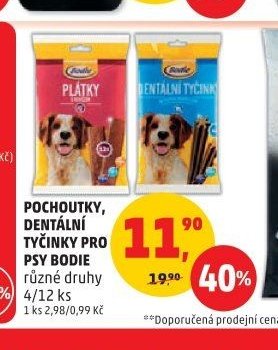 Pochoutky, dentální tyčinky pro psy Bodie