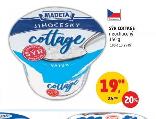 SÝR COTTAGE neochucený
