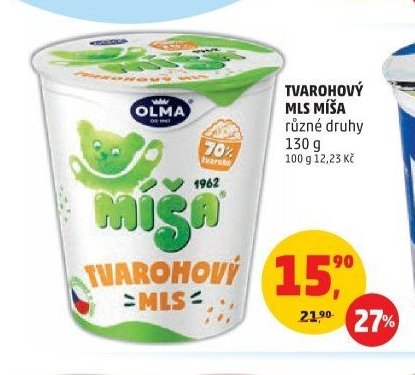TVAROHOVÝ MLS MÍŠA různé druhy