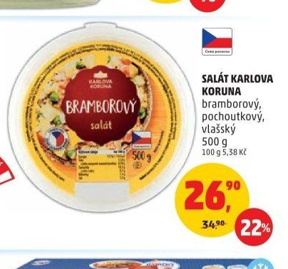 SALÁT KARLOVA KORUNA