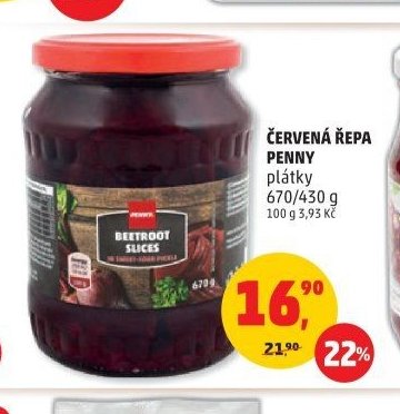 Červená řepa Penny