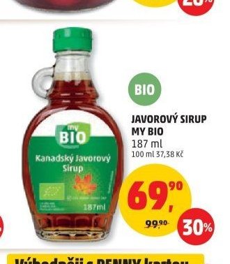 Javorový sirup My Bio