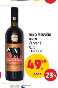 Víno Medvědí krev