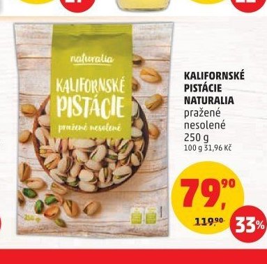 Kalifornské pistácie Naturalia
