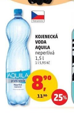 KOJENECKÁ VODA AQUILA neperlivá 1,5 l