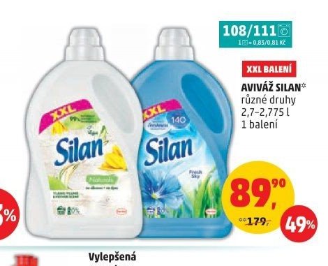 AVIVÁŽ SILAN různé druhy 2,7-2,775 l