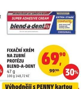 FIXAČNÍ KRÉM NA ZUBNÍ PROTÉZU BLEND-A-DENT 47 g