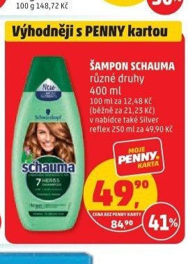ŠAMPON SCHAUMA různé druhy 400 ml