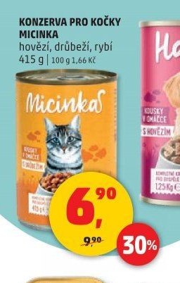 KONZERVA PRO KOČKY MICINKA