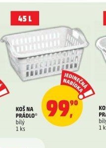 KOŠ NA PRÁDLO bílý