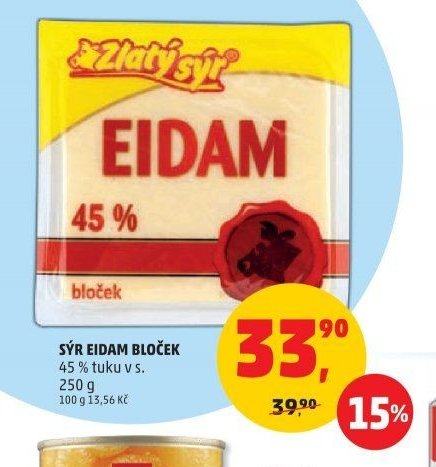 SÝR EIDAM BLOČEK