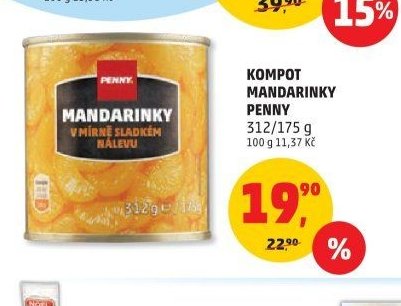 KOMPOT MANDARINKY PENNY