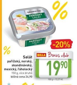 Salát pařížský, norský, skandinávský, mexický, řáholecký