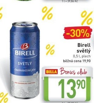 Nealkoholické pivo Birell