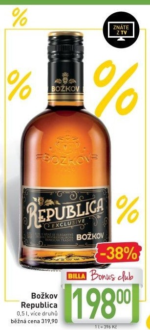 Rum Republica Exclusive Božkov - BILLA akcniletaky.com