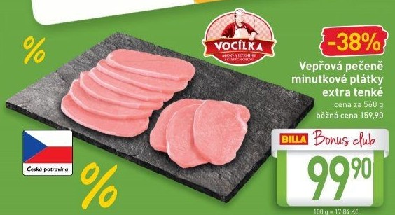 Vepřová pečeně bez kosti Vocílka