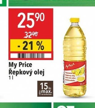 My Price Řepkový olej