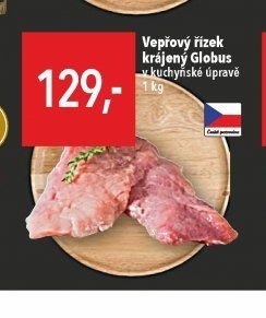 Vepřový řízek krájený Globus