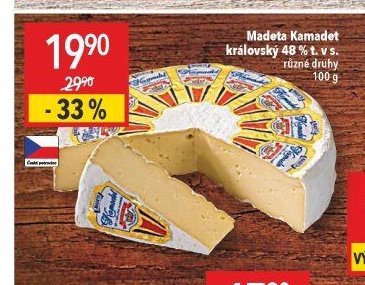 Madeta Kamadet královský 48 % t. v s.