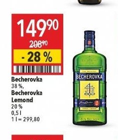 Becherovka, Becherovka Lemond
