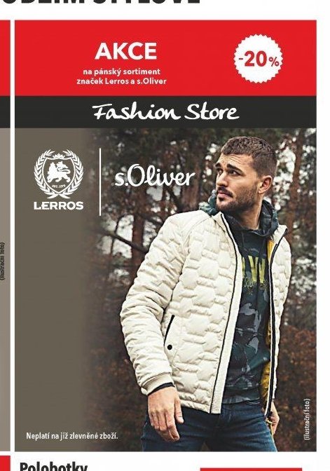 pánský sortiment značek Lerros a s.Oliver