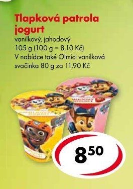 Tlapková patrola jogurt