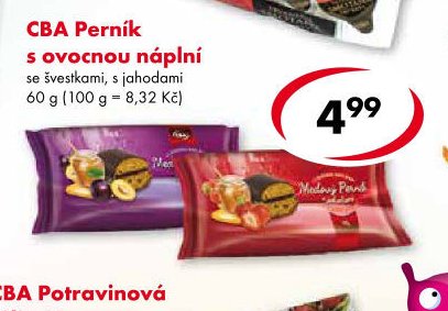 CBA Perník s ovocnou náplní