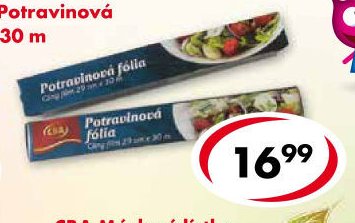CBA Potravinová fólie 30 m
