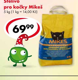 Stelivo pro kočky Mikeš
