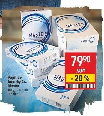 Kancelářský papír A4 Master