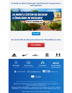 akční leták Sportisimo 24.8.2021-29.8.2021
