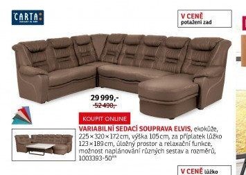 Variabilní sedací souprava ELVIS