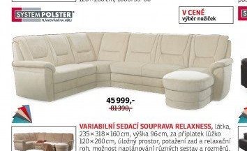 Variabilní sedací souprava RELAXNESS