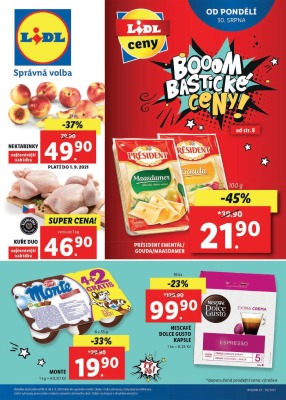 akční leták Lidl 30.8.2021-5.9.2021