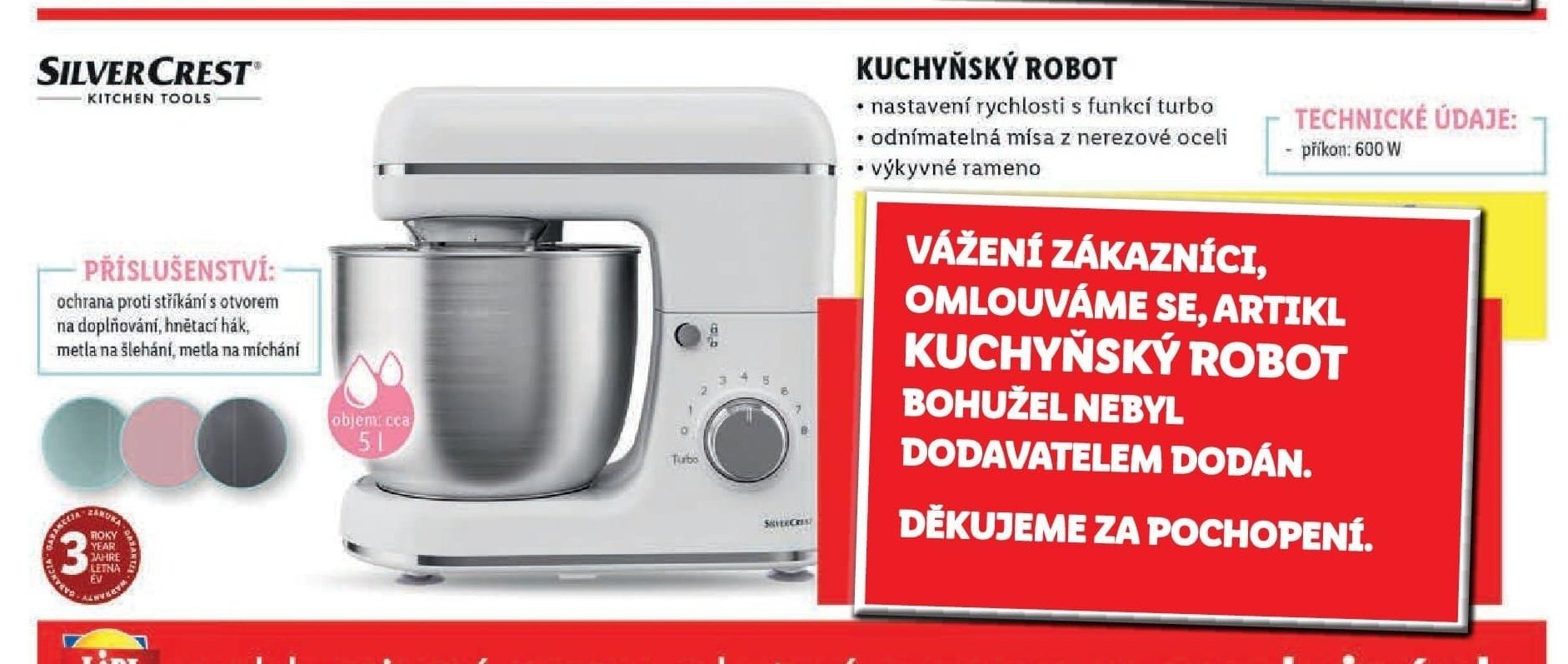 Silvercrest Kuchyňský robot