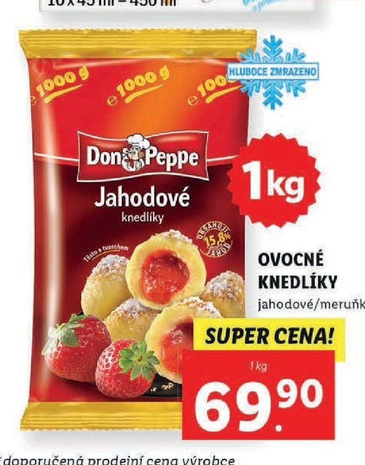 Don Peppe jahodové knedlíky