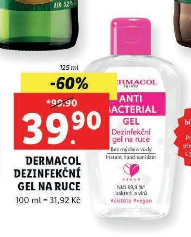 Dermacol dezinfekční gel na ruce