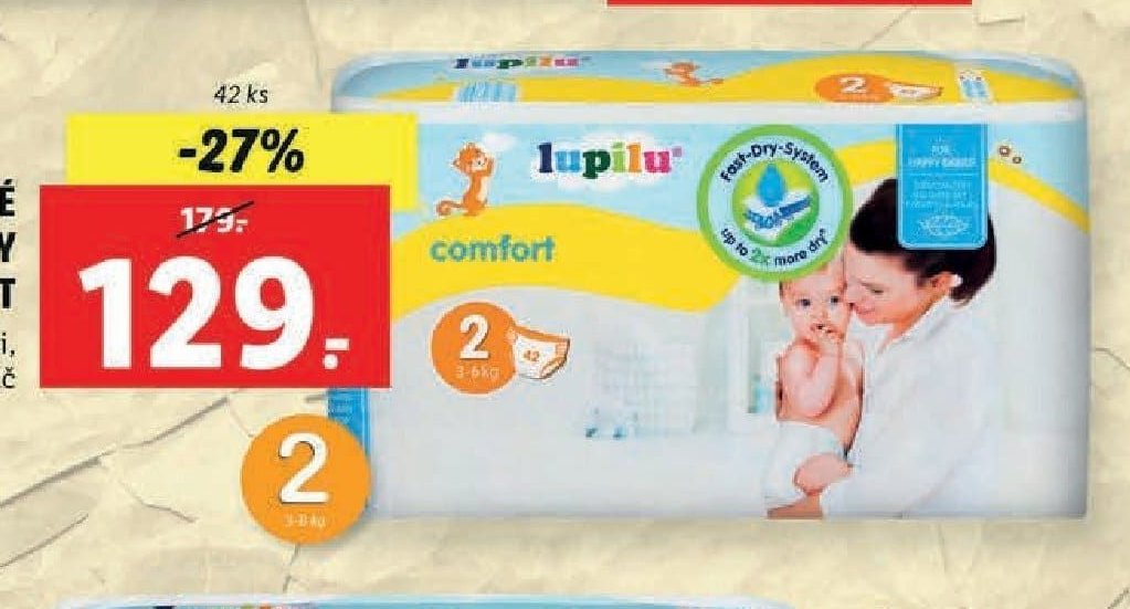 Dětské pleny comfort mini