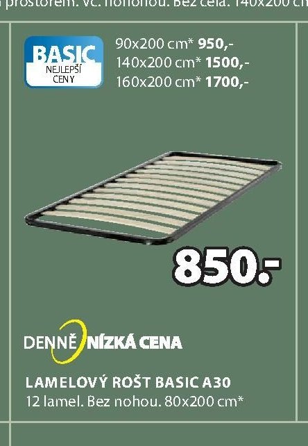 Lamelový rošt BASIC A30