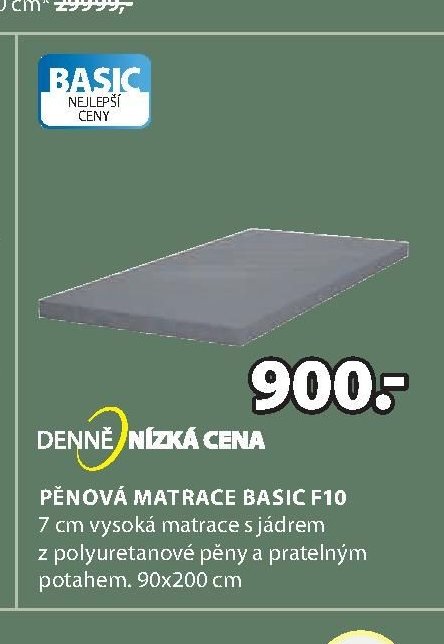 Pěnová matrace BASIC F10