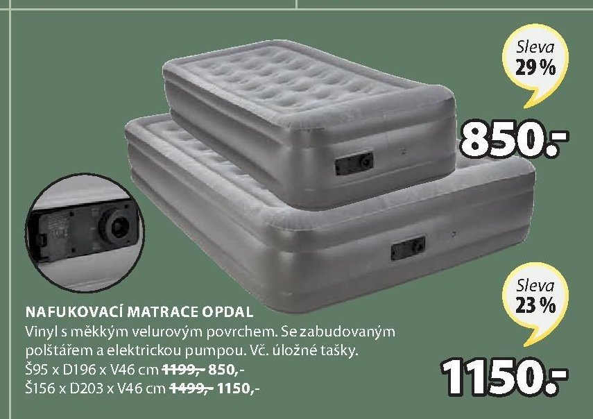 Nafukovací matrace OPDAL